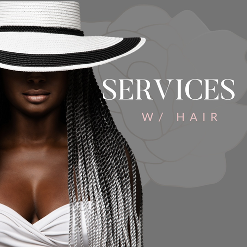 All services with Hair included